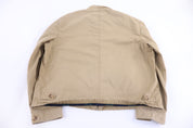 Polo Ralph Lauren Embroidered Logo Tan Full Zip Jacket