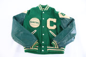 60’s Choctaw Green & Cream Varsity Jacket