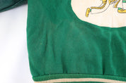 60’s Choctaw Green & Cream Varsity Jacket