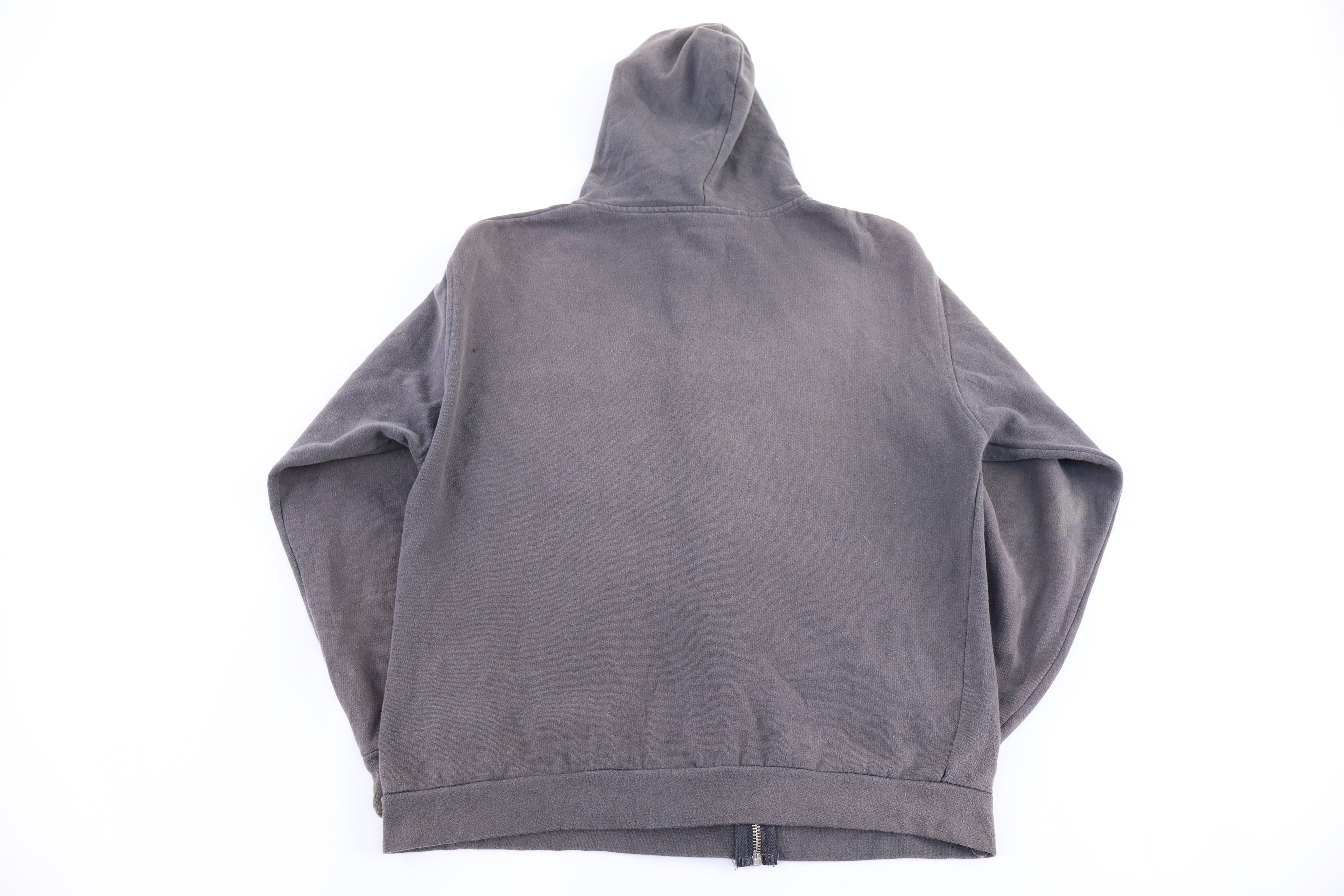 Vintage Miami Ink Grunge Graphic Full Zip Hoodie