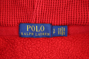 Polo Ralph Lauren Embroidered Logo Red Full Zip Jacket