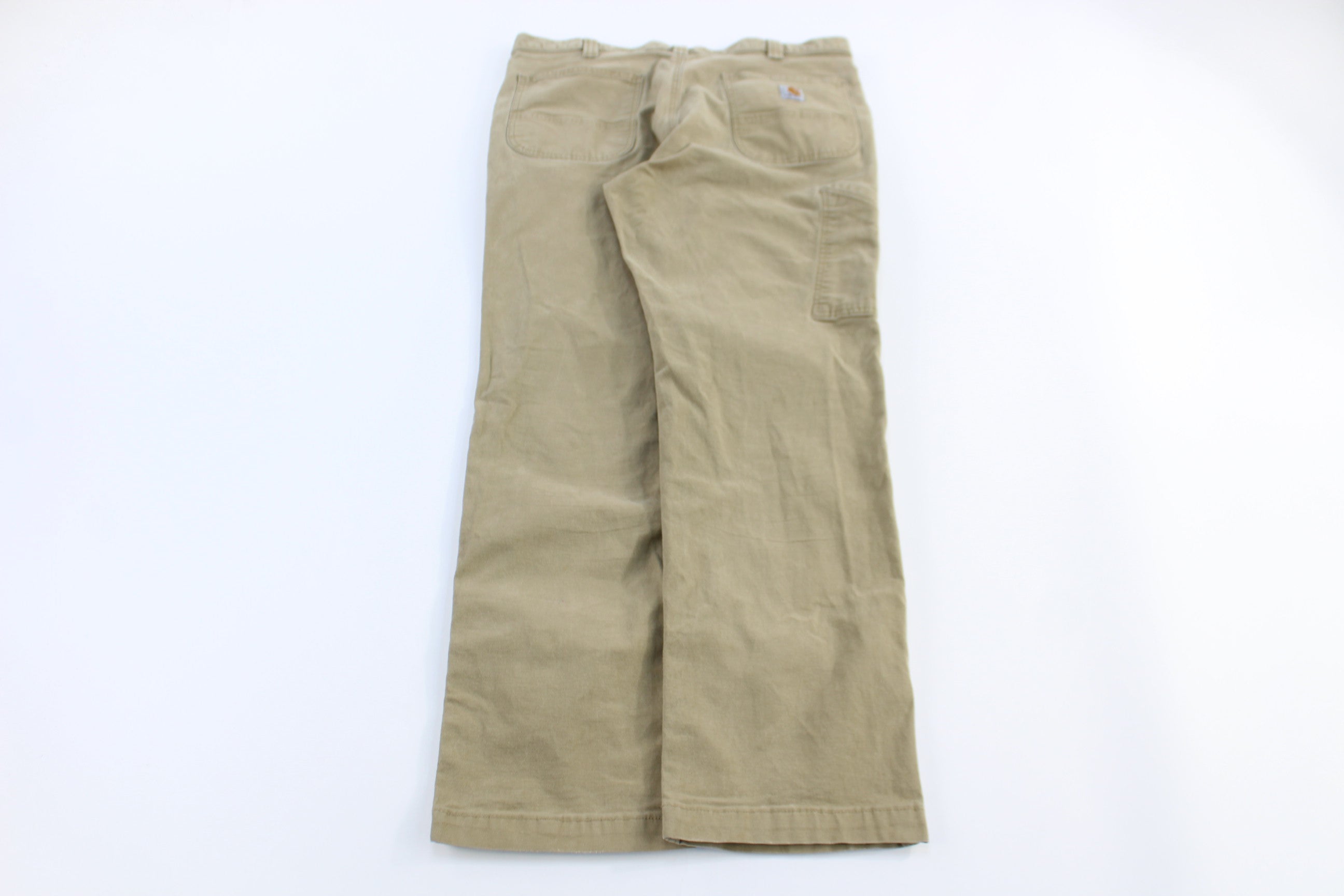 Carhartt Logo Patch Tan Relaxed Fit Pants