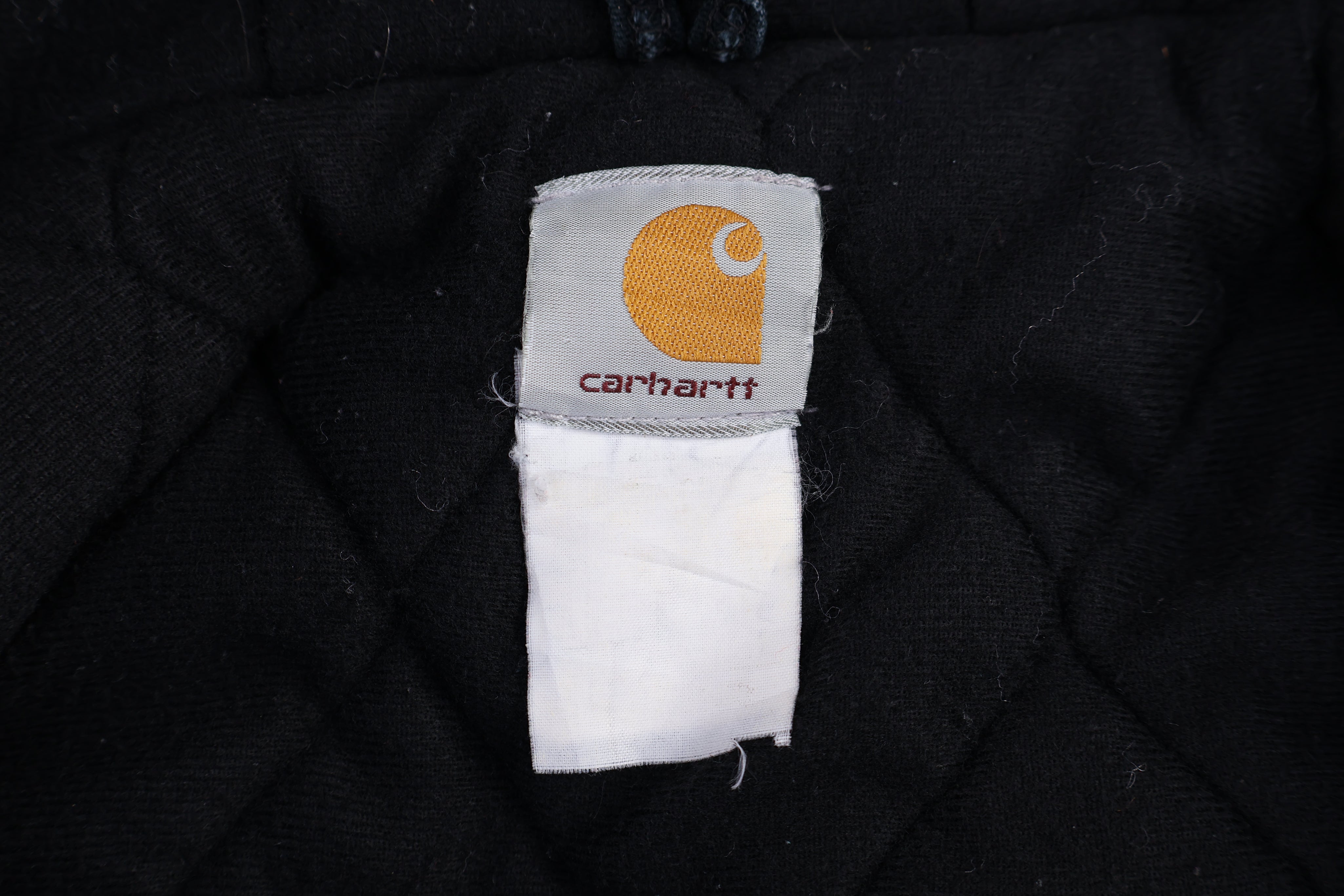 Carhartt Logo Patch Black Full Zip Jacket