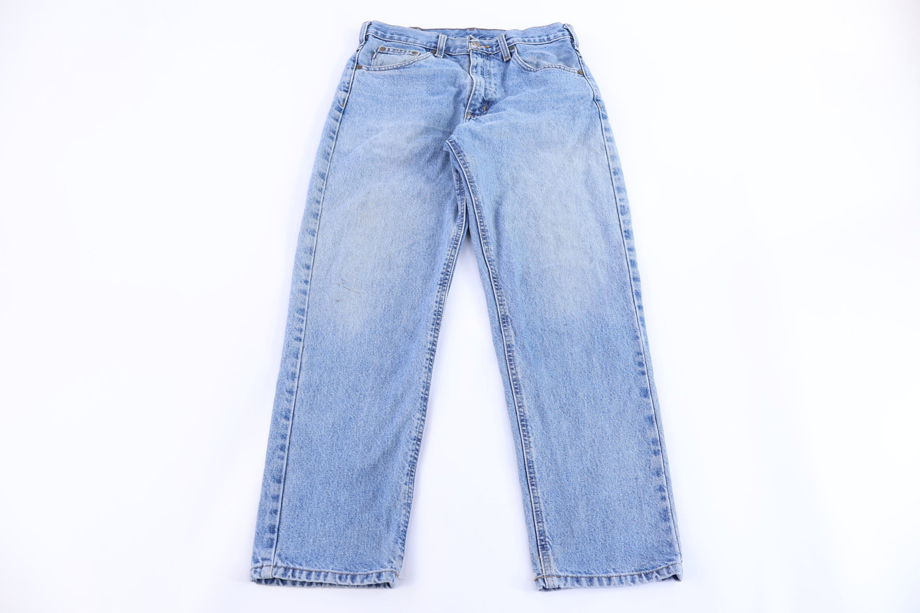 Carhartt Logo Patch Light Wash Denim Jeans