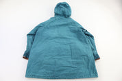Vintage Timberland Green Buckled Hooded Jacket