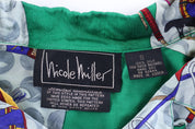 90's Nicole Miller Golf Graphic Button Down