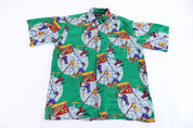 90's Nicole Miller Golf Graphic Button Down