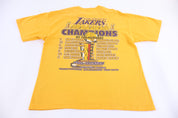 2000 Los Angeles Lakers Basketball World Champions T-shirt