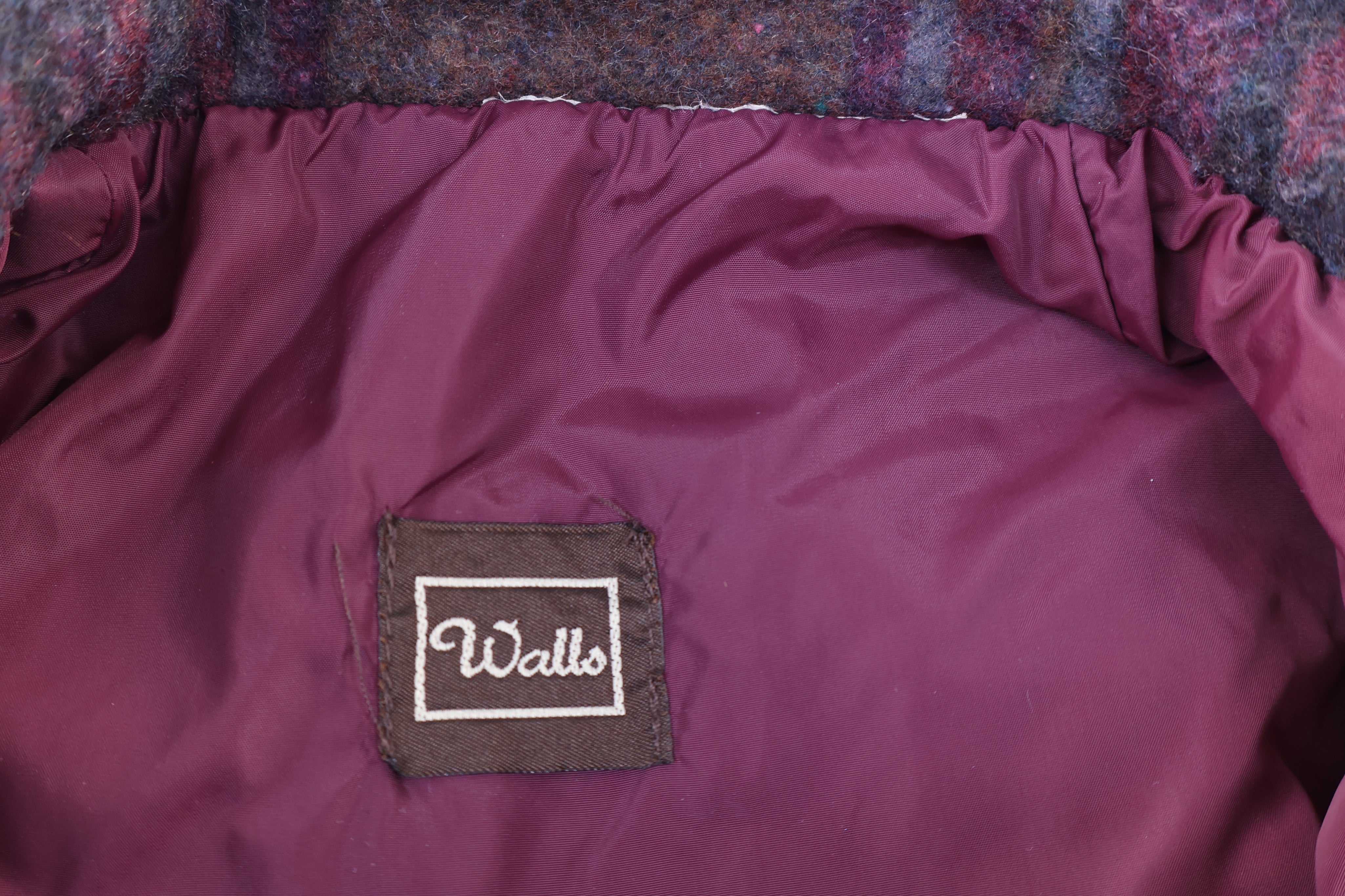 90's Wall's Western Pattern Bomber Jacket