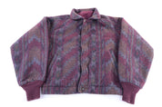 90's Wall's Western Pattern Bomber Jacket