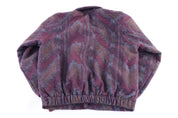 90's Wall's Western Pattern Bomber Jacket