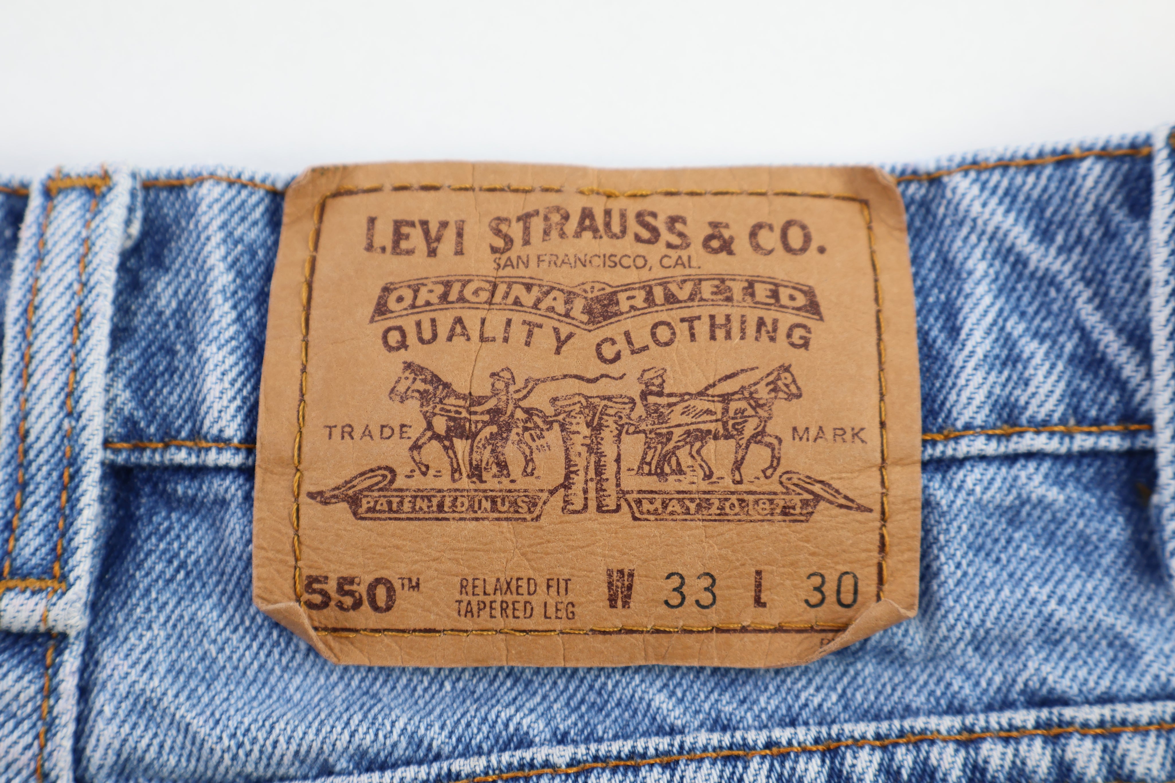 Levi's 550 Light Wash Denim Jeans