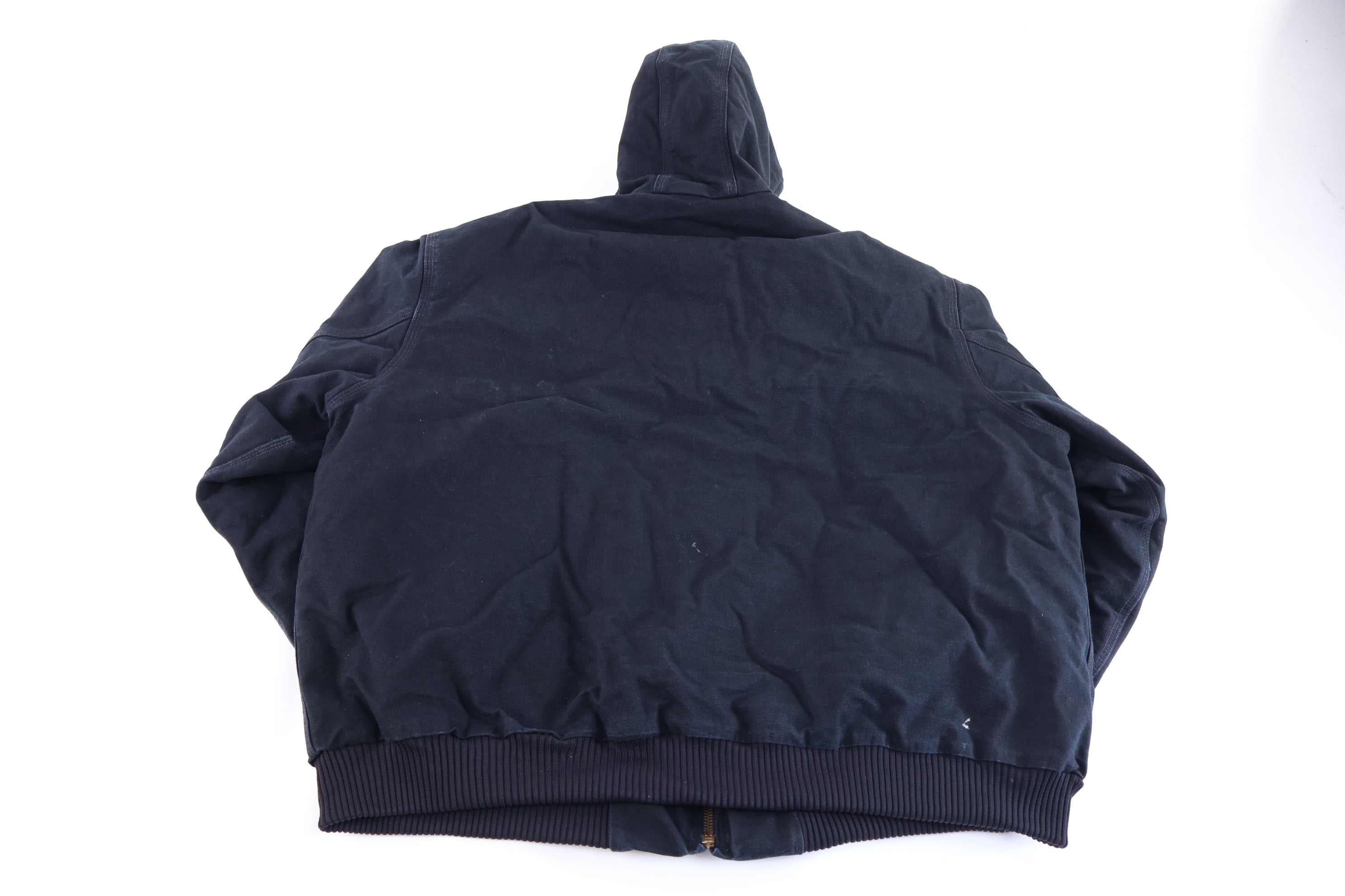 Carhartt Logo Patch Black Full Zip Jacket