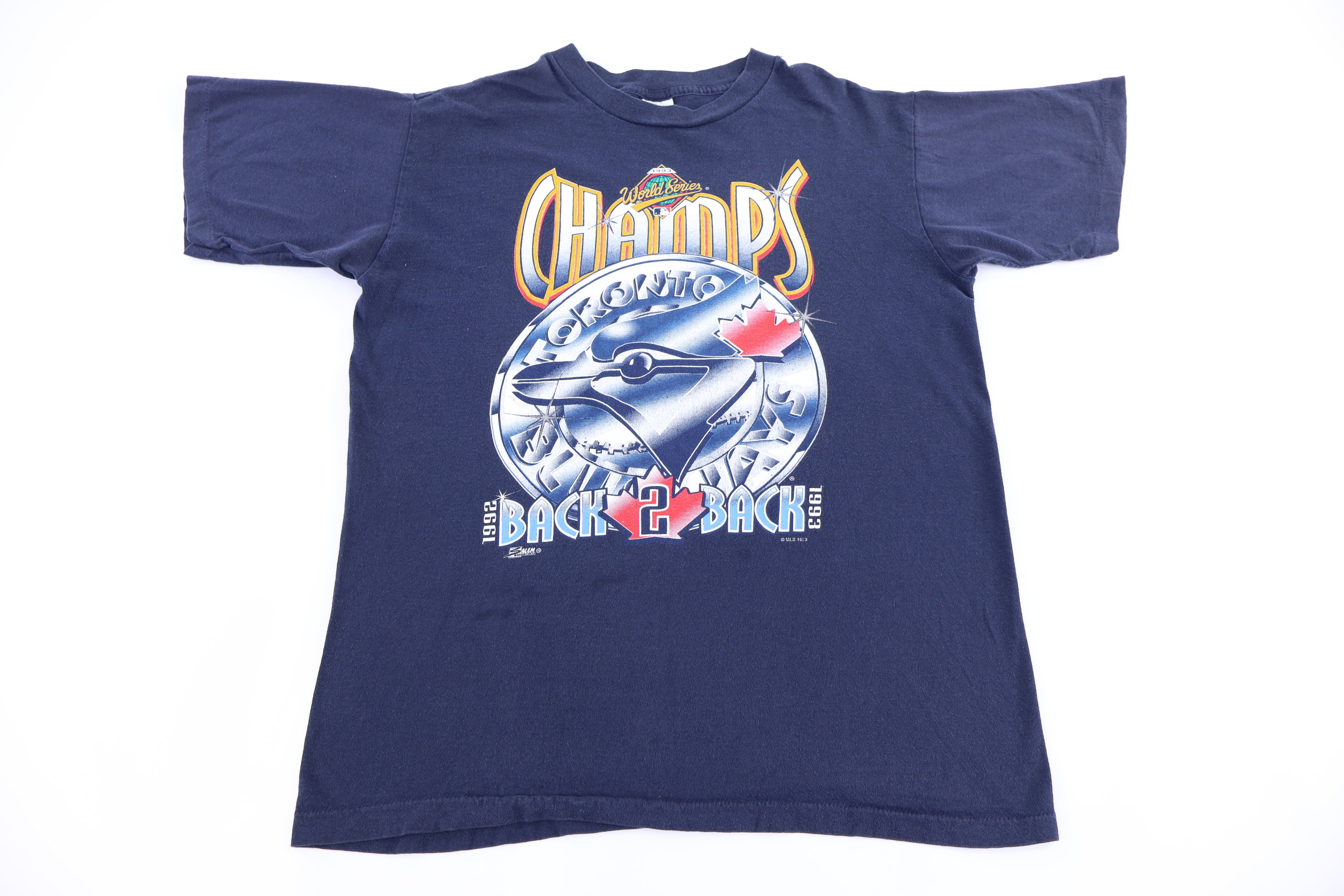 1992 Toronto Blue Jays Baseball World Series Champs Back 2 Back T-shirt