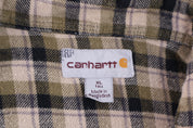 Carhartt Logo Patch Green LS Button Down