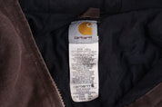 Carhartt Logo Patch Brown Full Zip Jacket