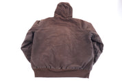 Carhartt Logo Patch Brown Full Zip Jacket