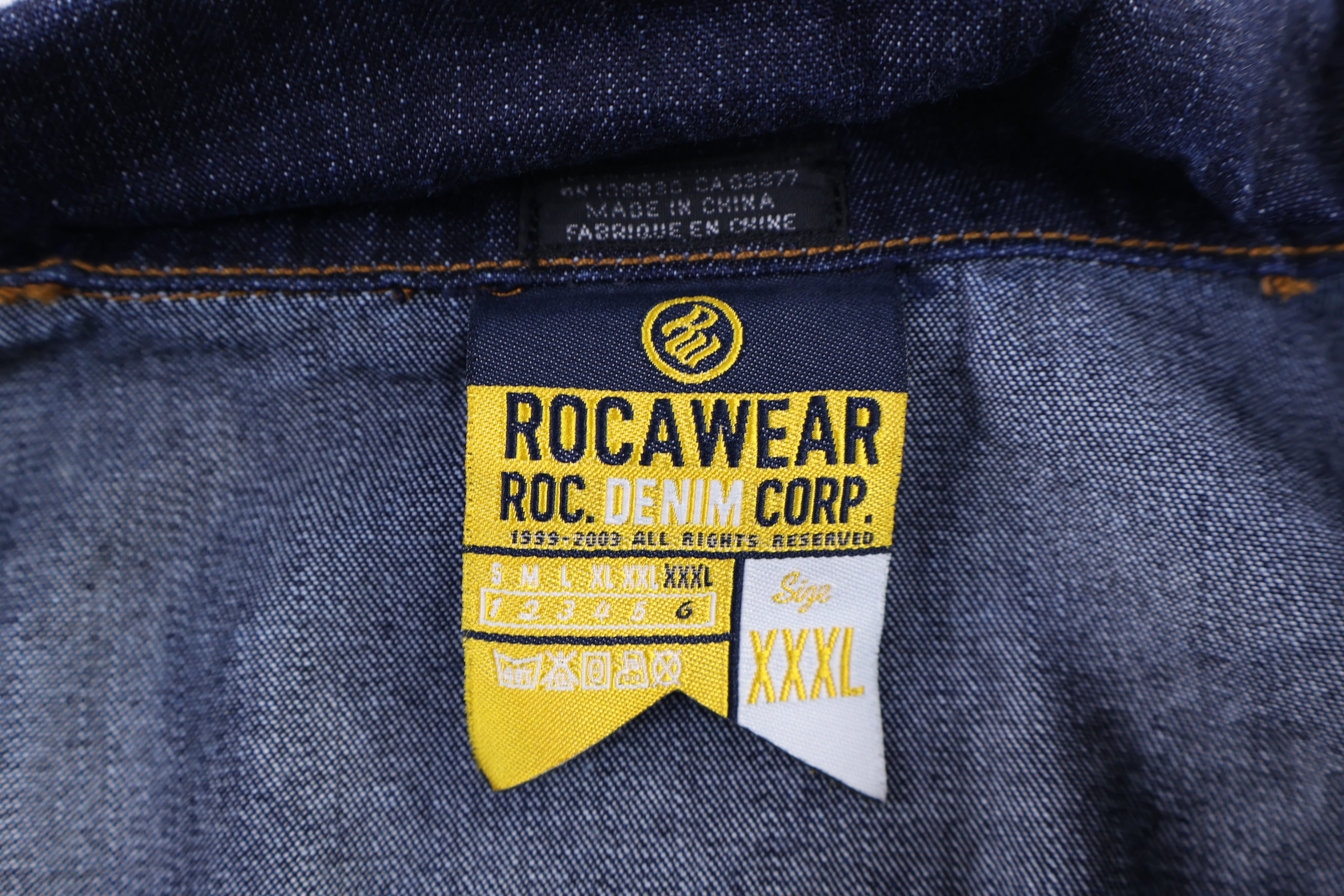 Vintage Rocawear Dark Wash Denim Jacket