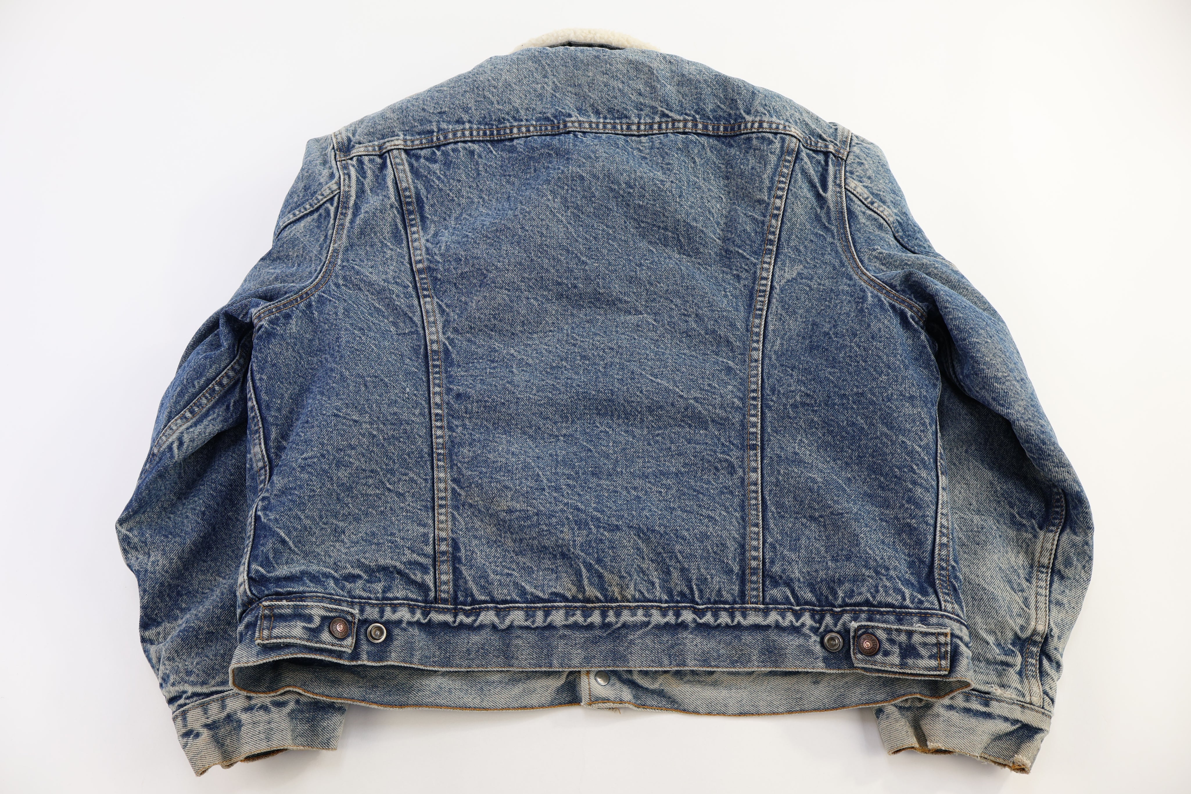 80's Levi's Medium Wash Sherpa Lined Jacket