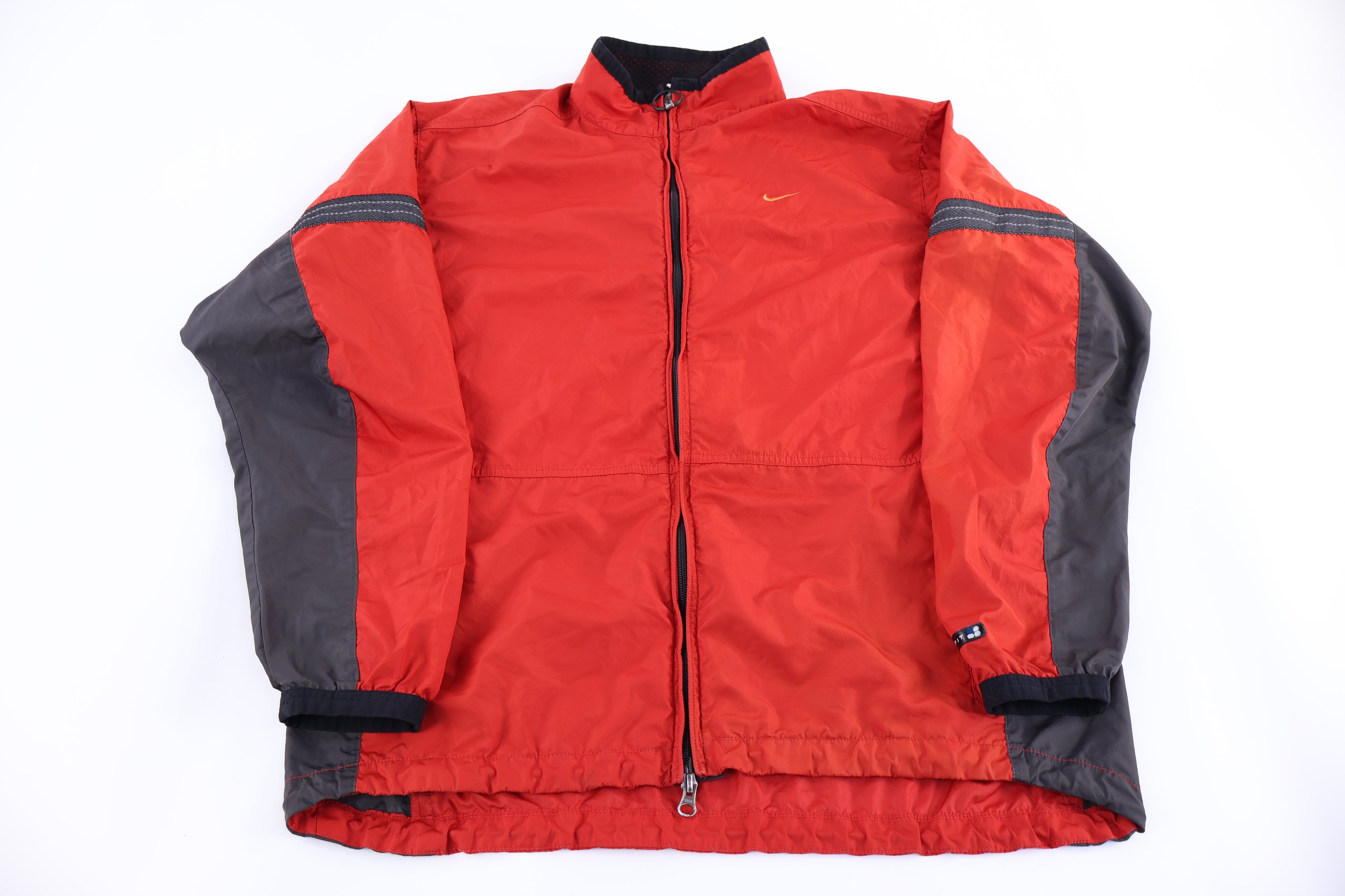 90's Nike Embroidered Logo Full Zip Windbreaker