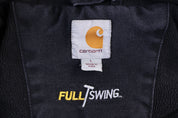 Carhartt Logo Patch Black Full Zip Jacket