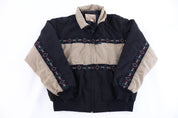 Vintage Cripple Creek Black & Tan Full Zip Jacket