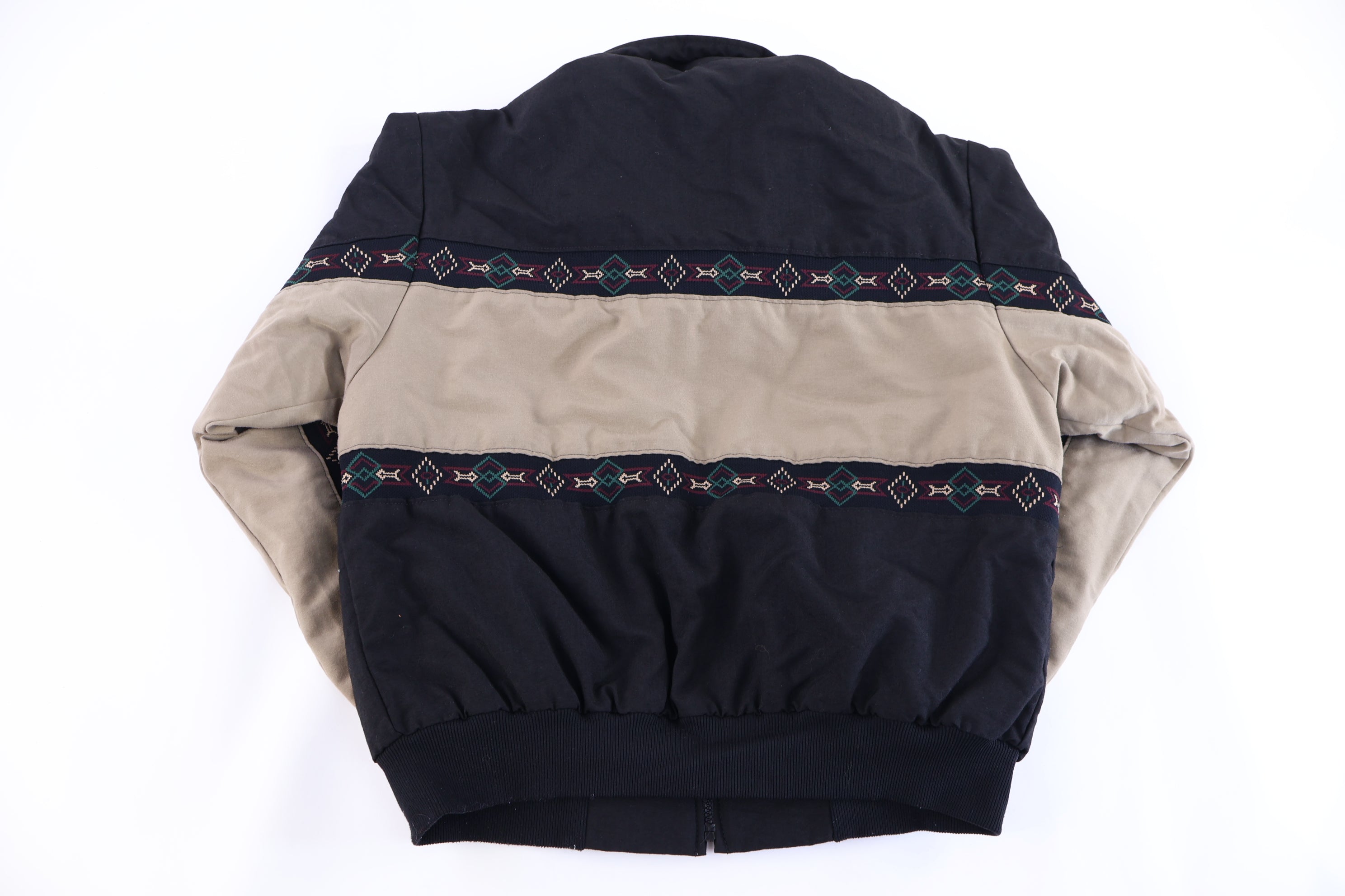 Vintage Cripple Creek Black & Tan Full Zip Jacket
