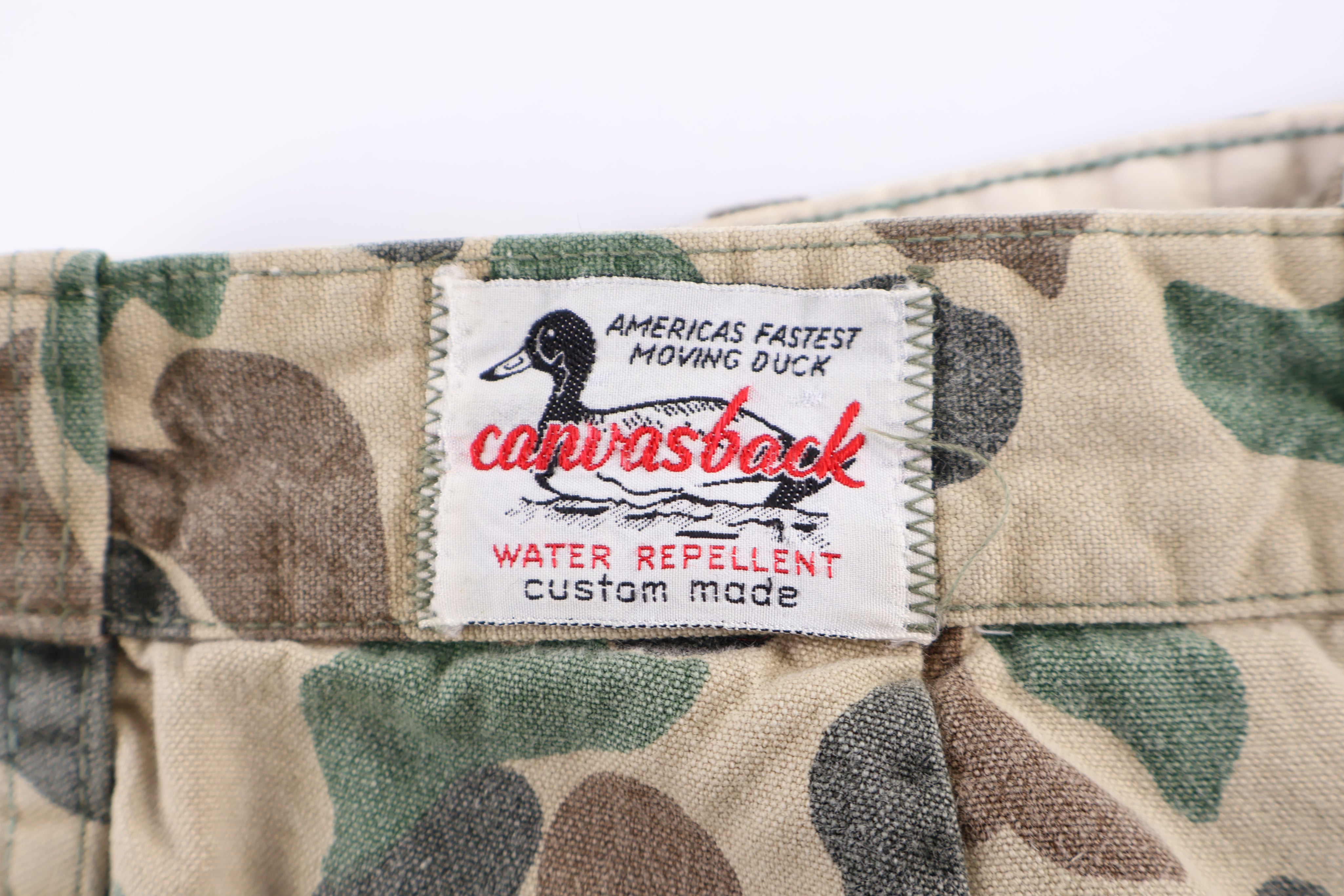 80's Canvas Back Camo Pants
