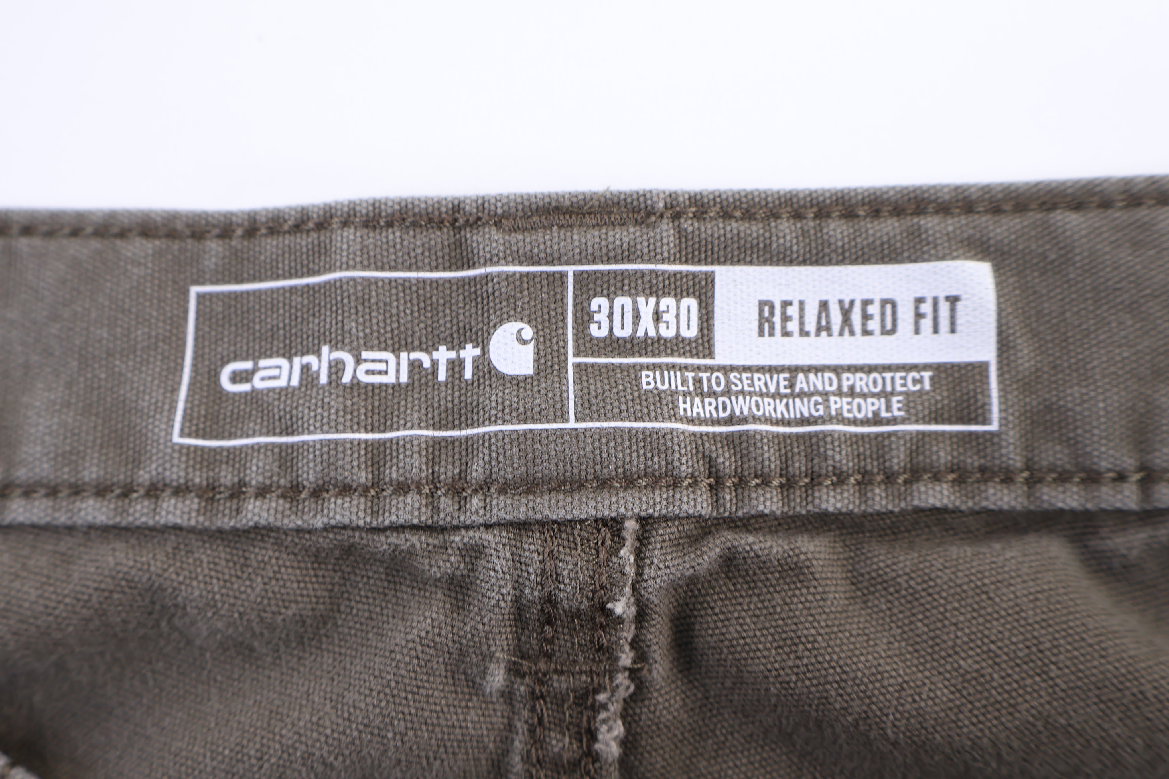 Carhartt Logo Patch Green Pants