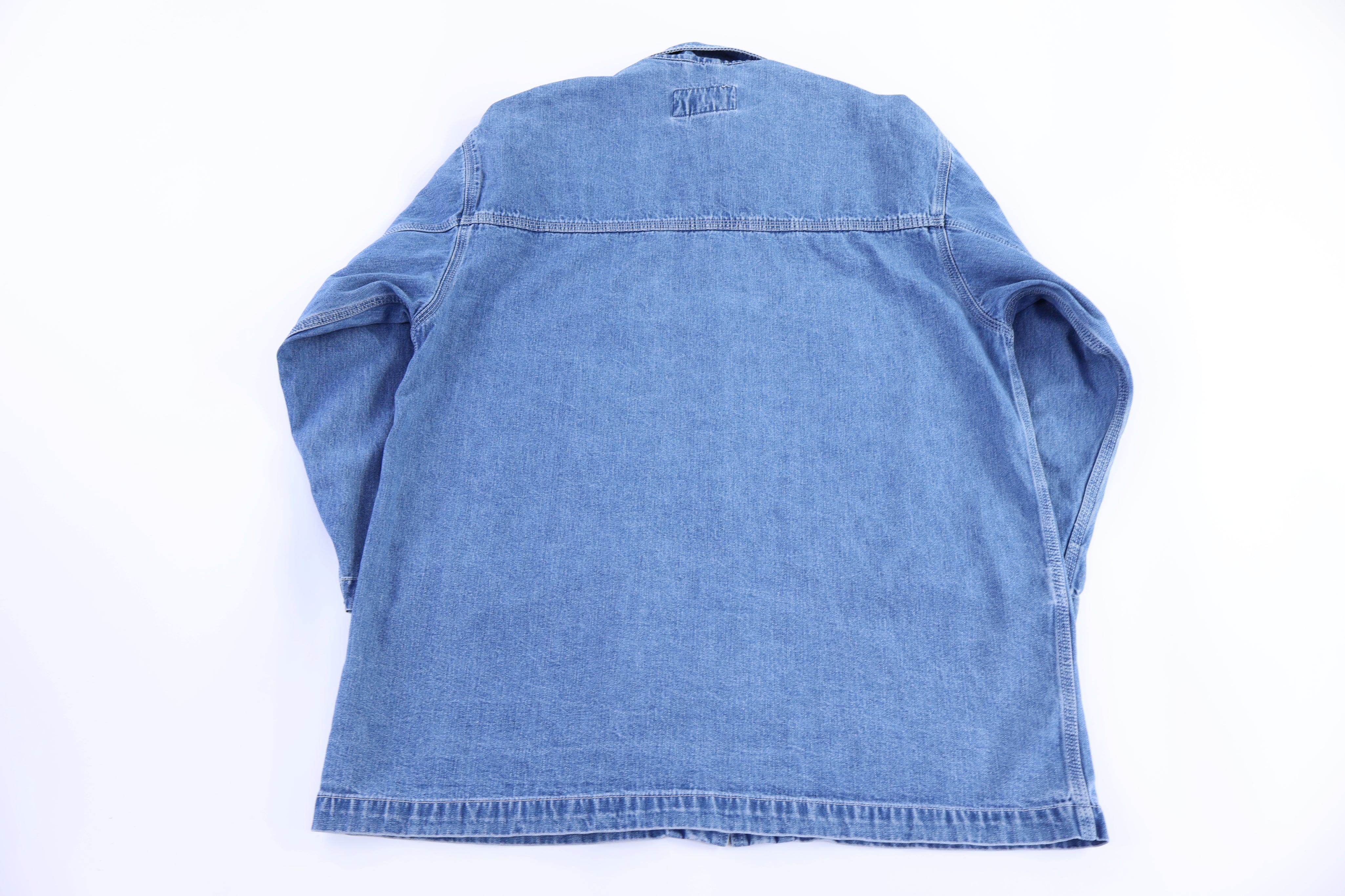 Women's Eddie Bauer Medium Wash Denim Chore Jacket