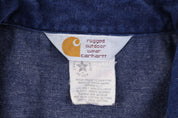 90's Carhartt Logo Patch Denim LS Button Down