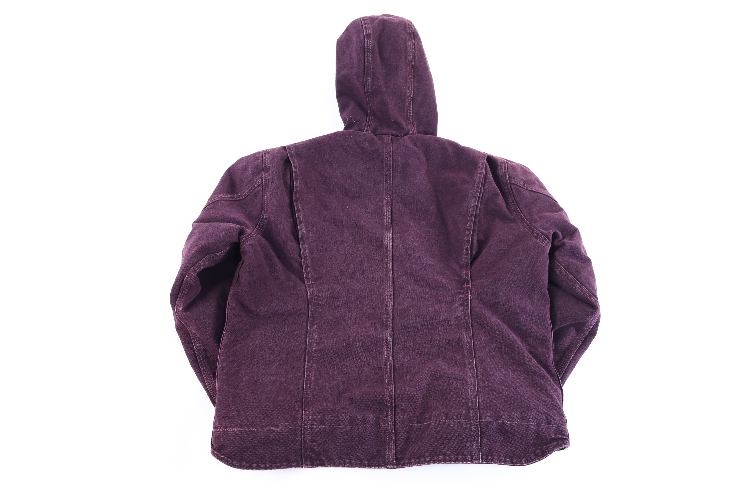 Women's Carhartt Logo Patch Purple Full Zip Jacket