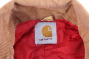 Carhartt Logo Patch Tan Blanket Lined Detroit Jacket