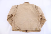 Carhartt Logo Patch Tan Blanket Lined Detroit Jacket