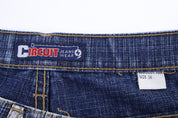 Y2K Circuit Dark Wash Denim Jeans