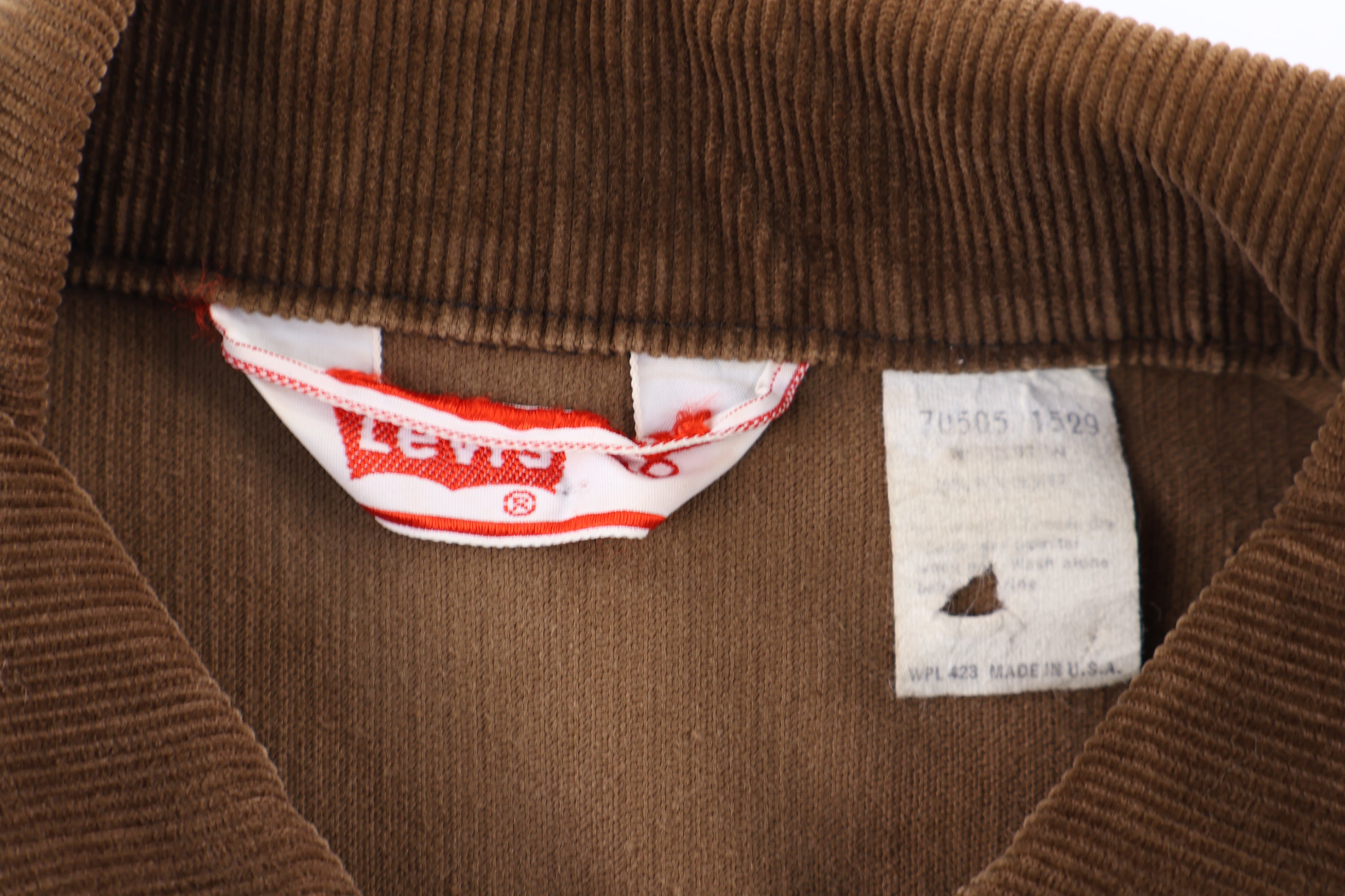 70's Levi's Brown Corduroy Jacket