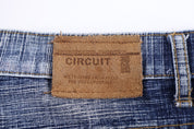 Y2K Circuit Dark Wash Denim Jeans