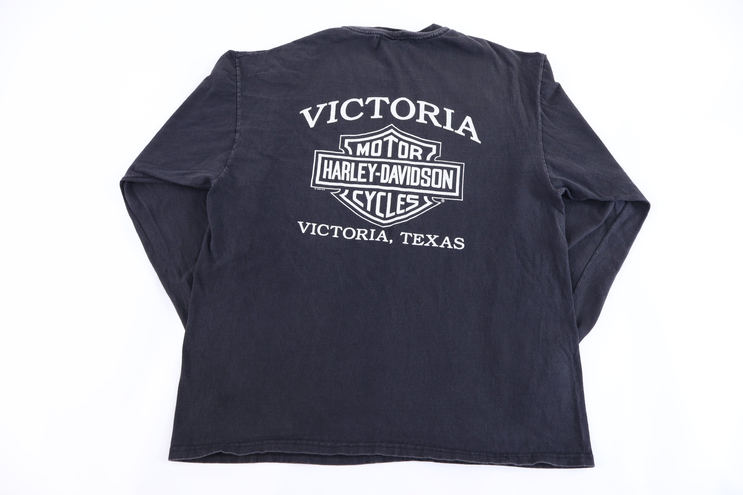 Harley Davidson Motorcycles Texas Flames LS T-shirt