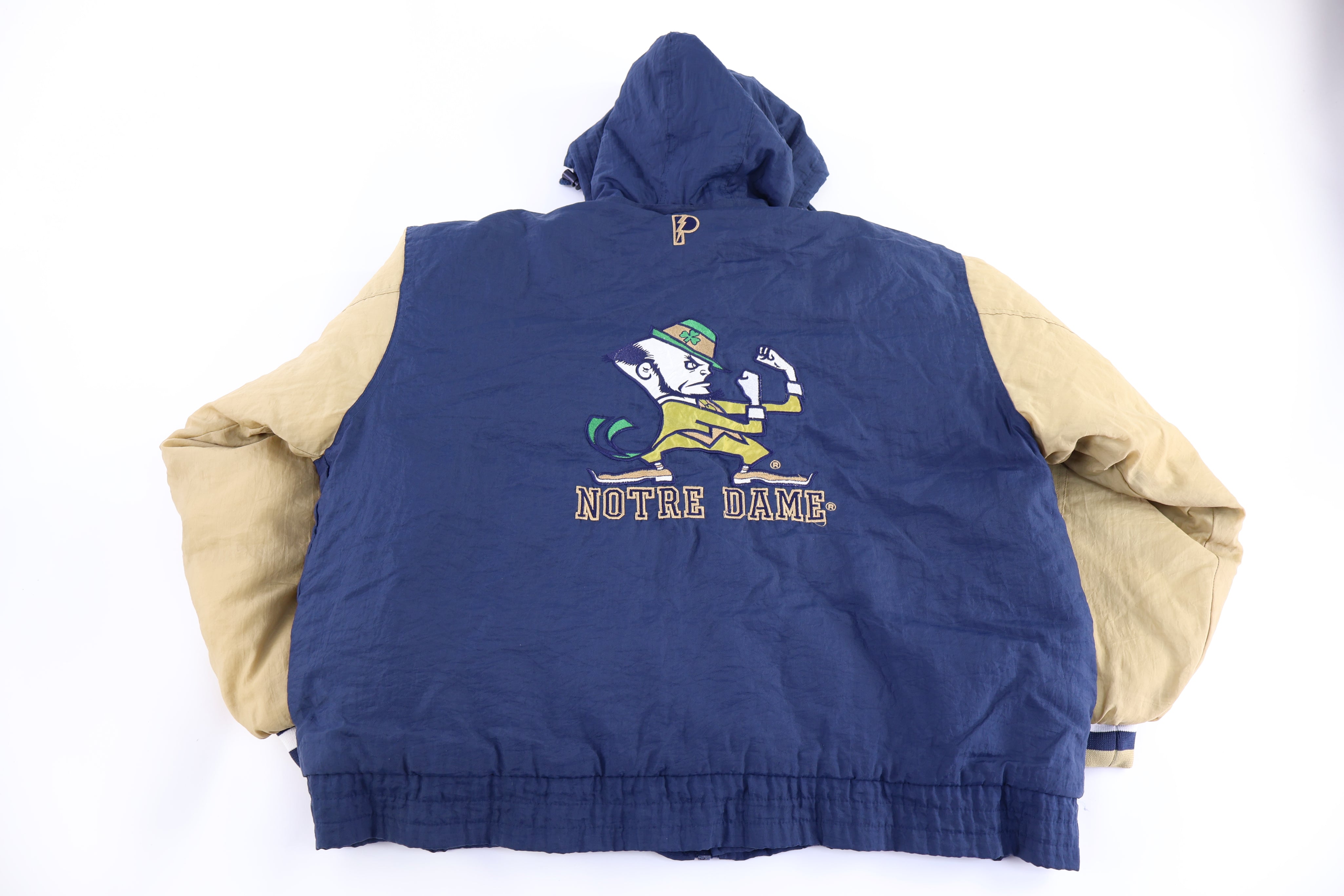 90's Pro Player University of Notre Dame Full Zip Jacket