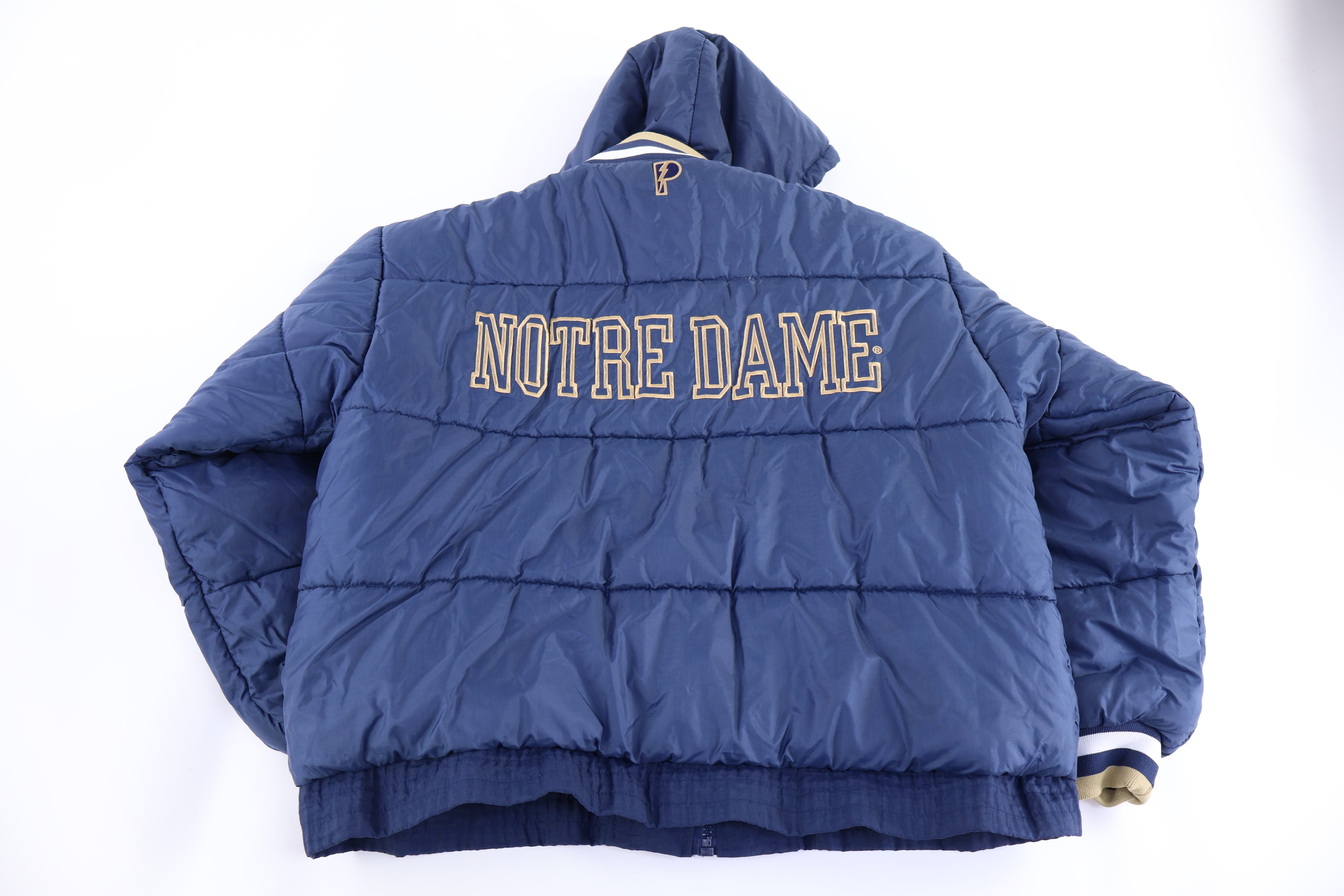 90's Pro Player University of Notre Dame Full Zip Jacket