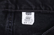 90’s Levi's 505 Black Denim Jeans