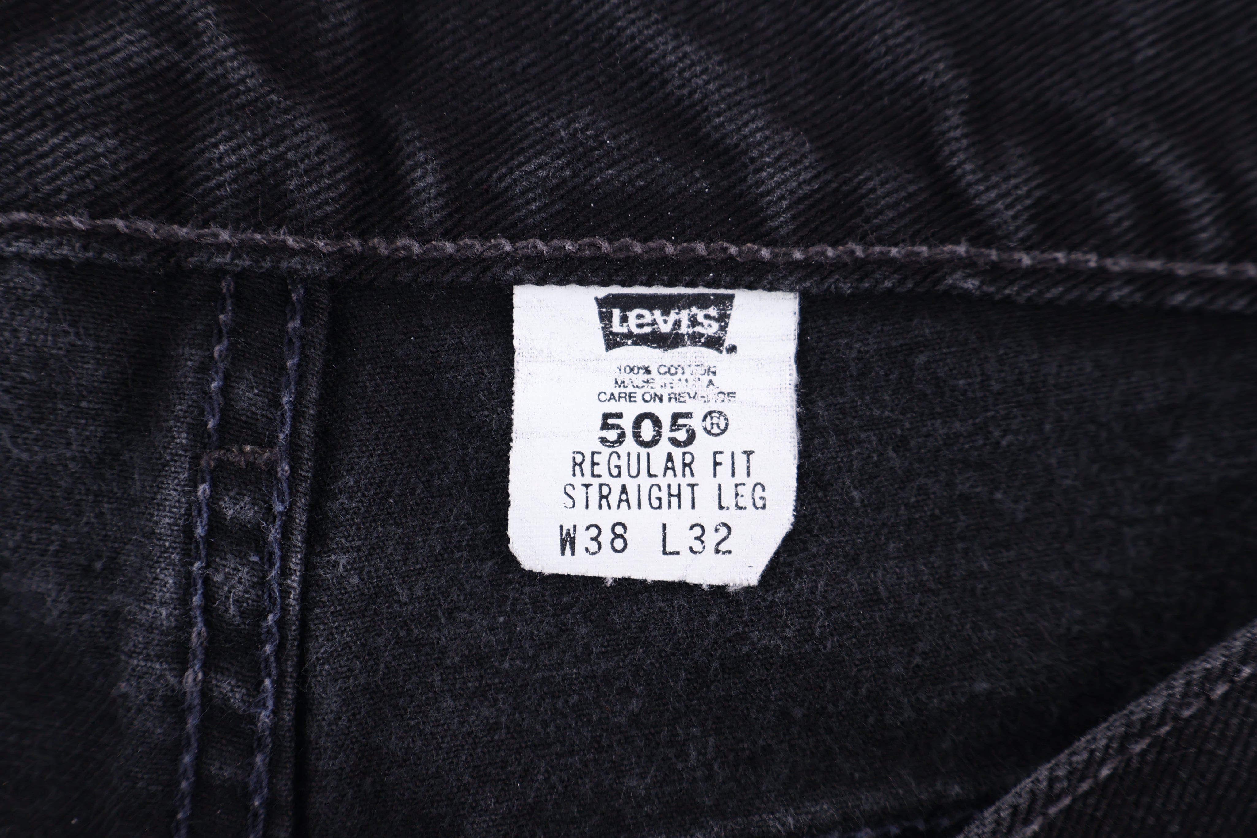 90’s Levi's 505 Black Denim Jeans