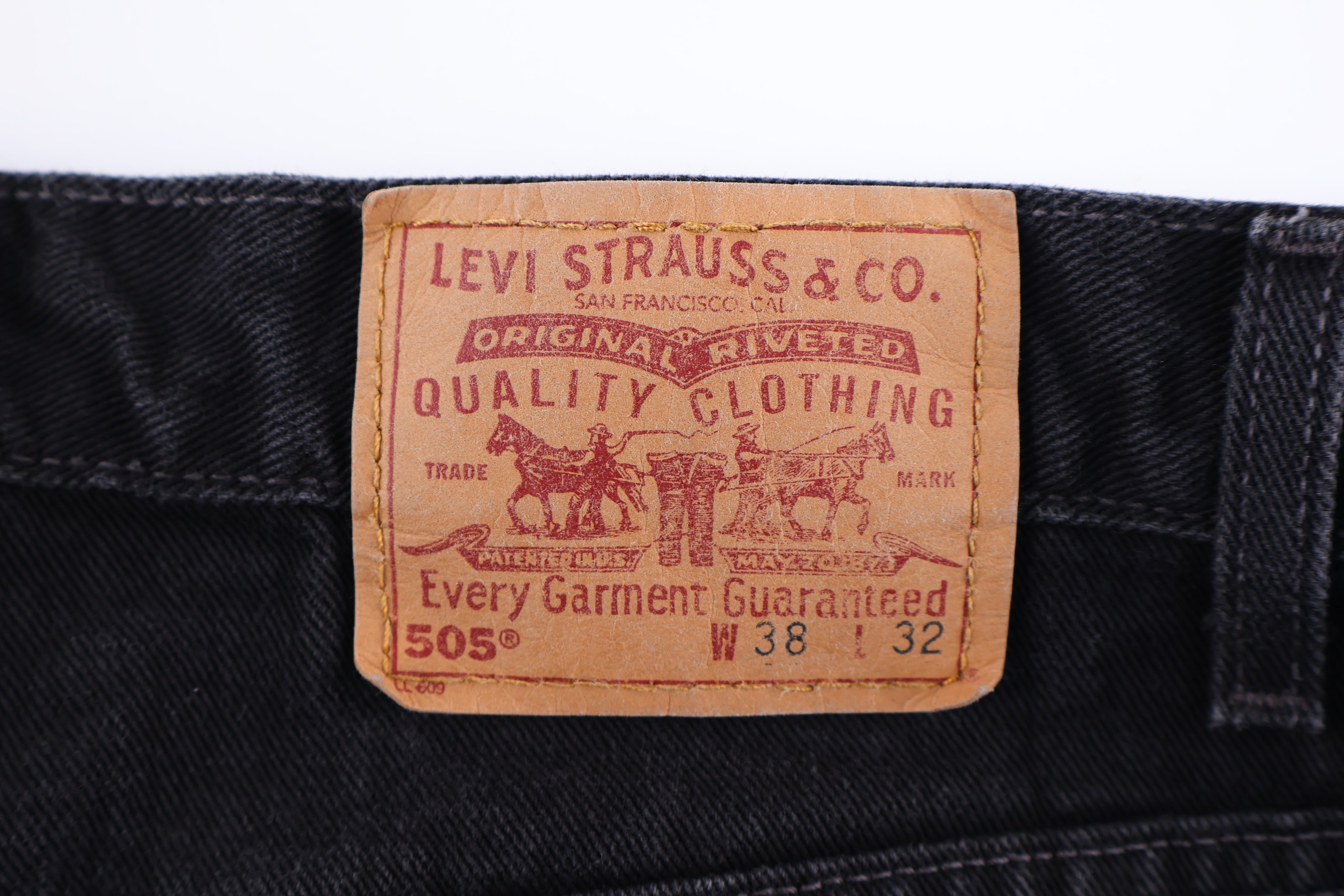 90’s Levi's 505 Black Denim Jeans