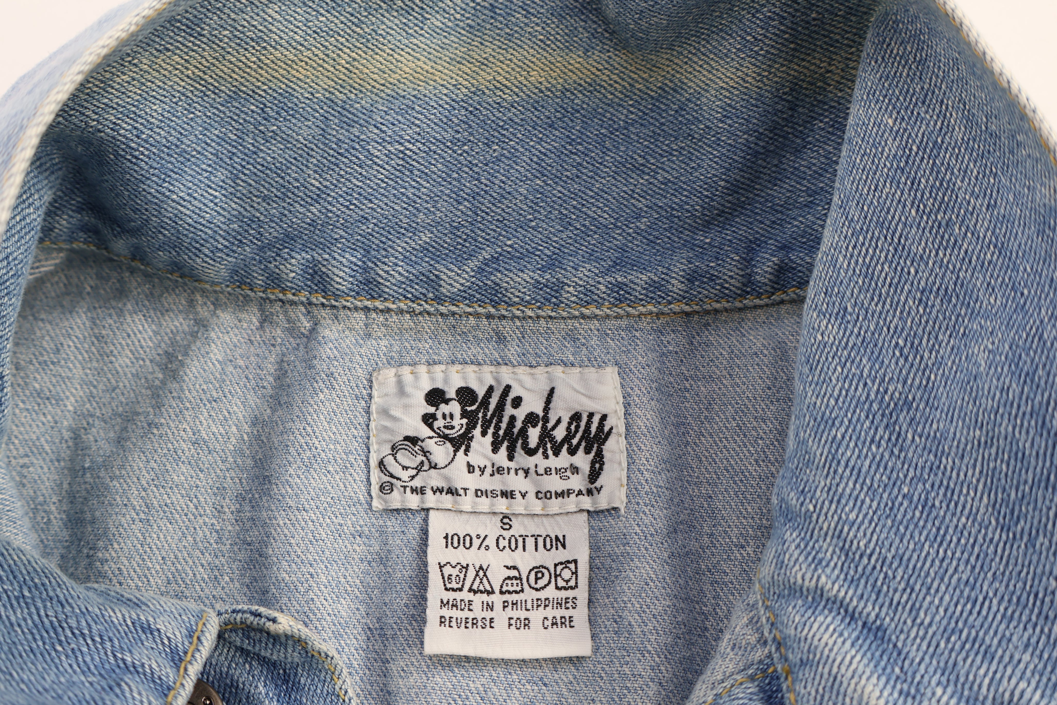 Vintage Mickey Mouse Denim Vest