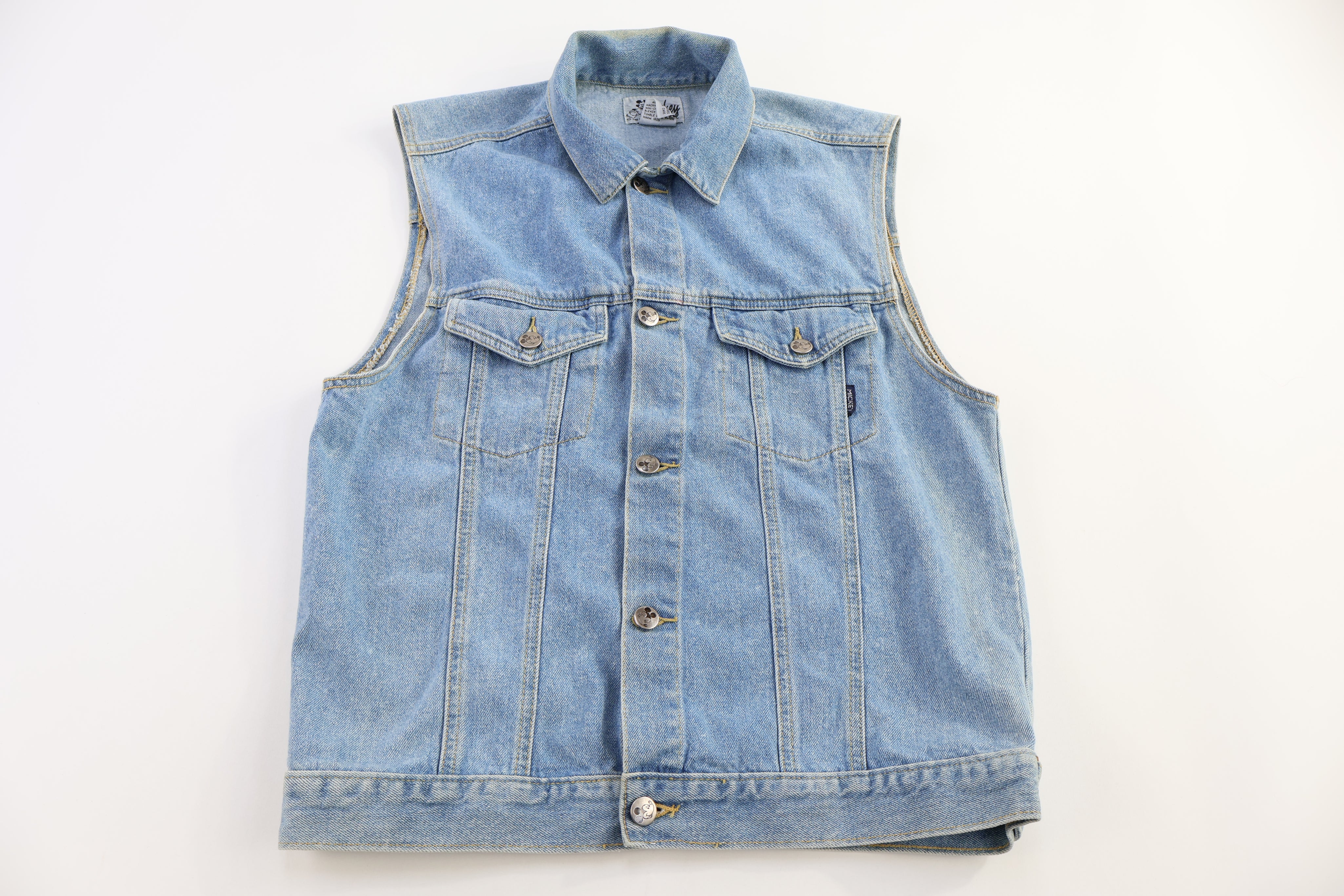 Vintage Mickey Mouse Denim Vest