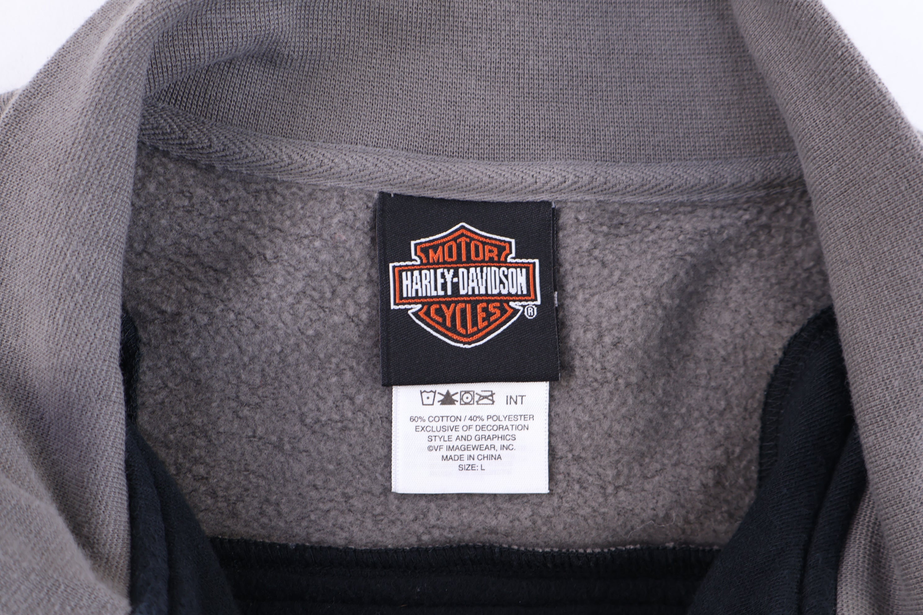 Harley Davidson Motorcycles Multicolor Full Zip Hoodie
