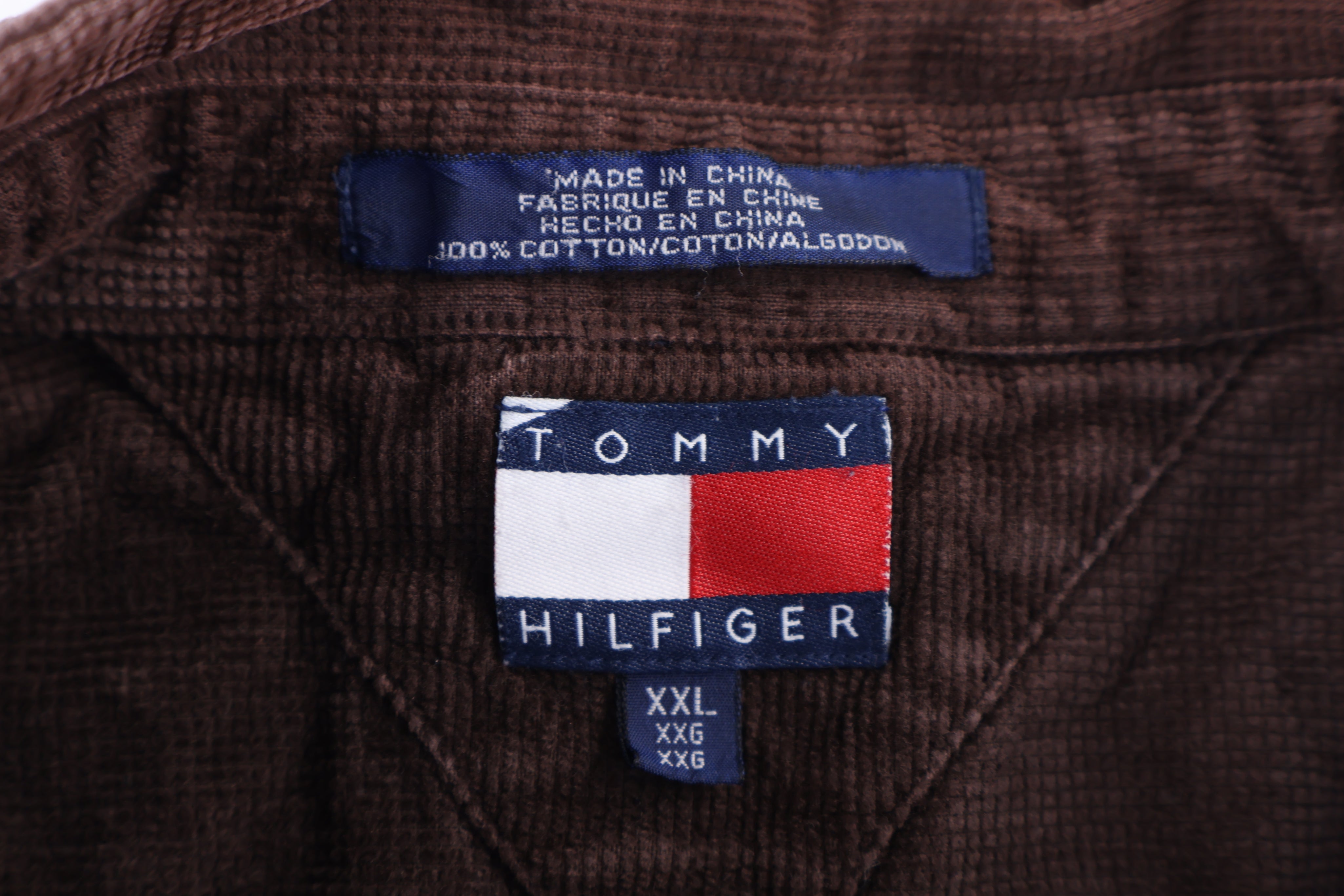 90’s Tommy Hilfiger Embroidered Logo Button Down