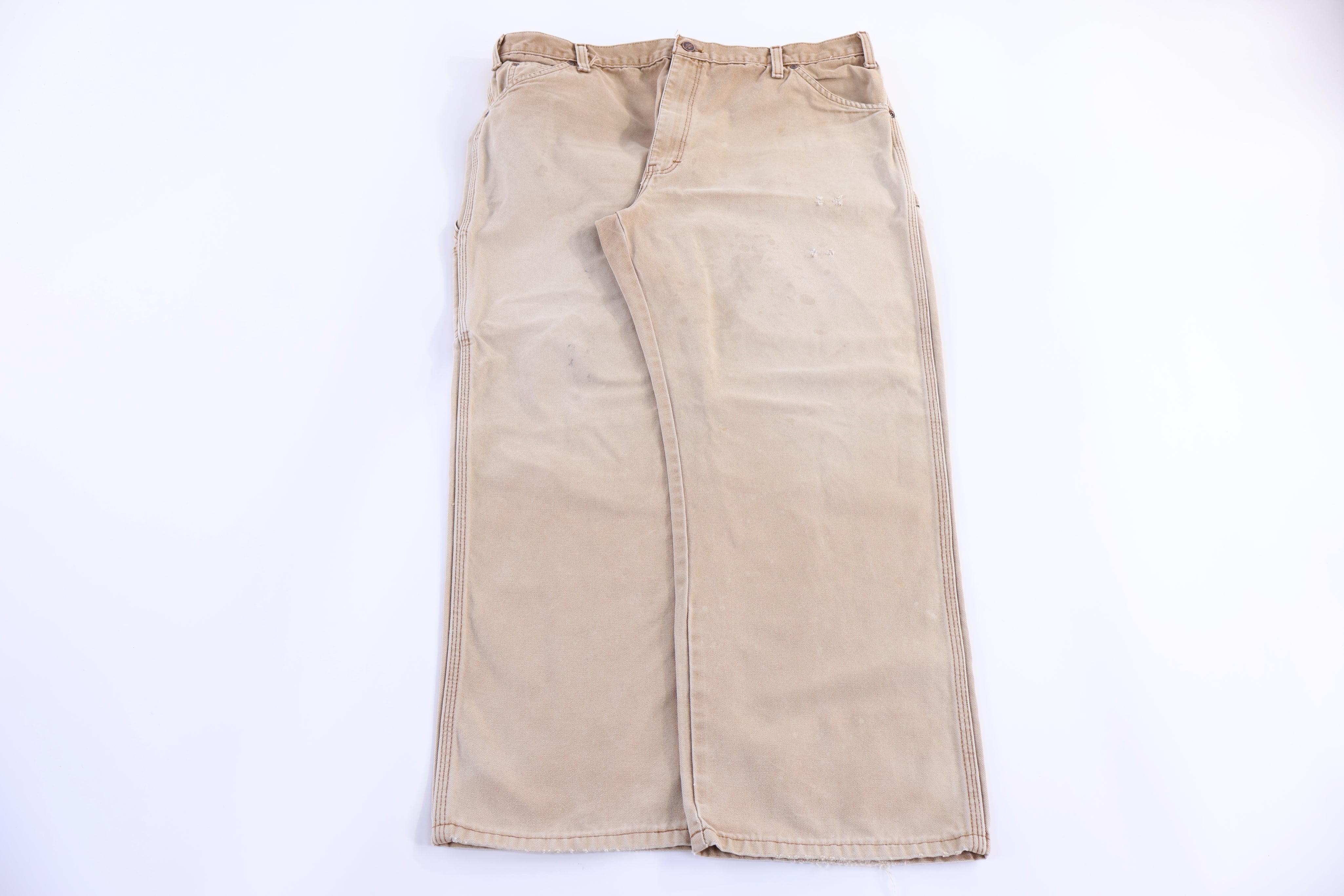 Dickies Logo Patch Tan Pants