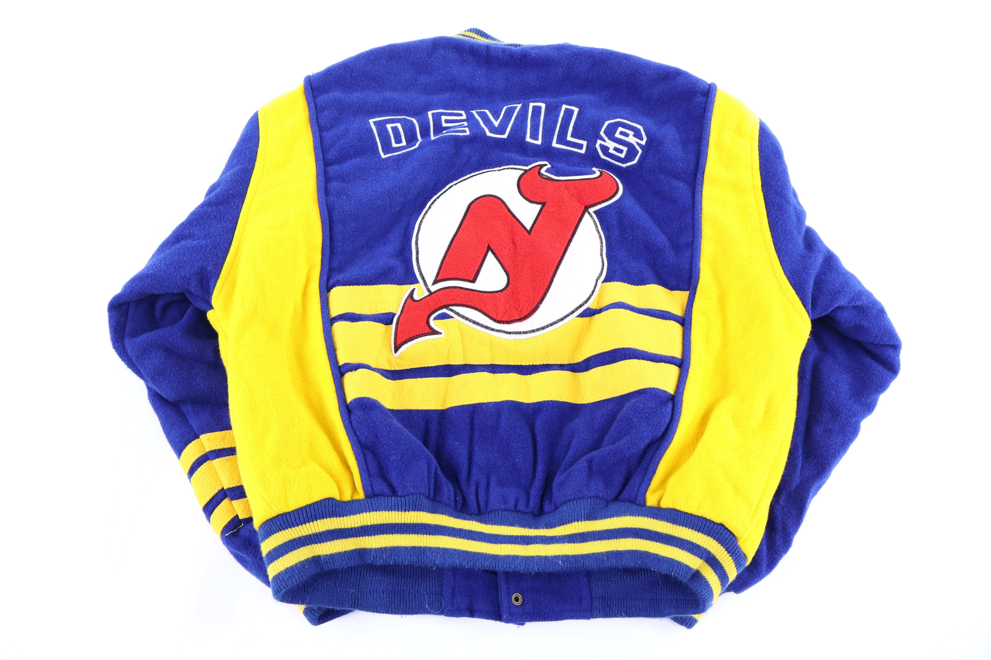 Vintage New Jersey Devils Hockey Bomber Jacket