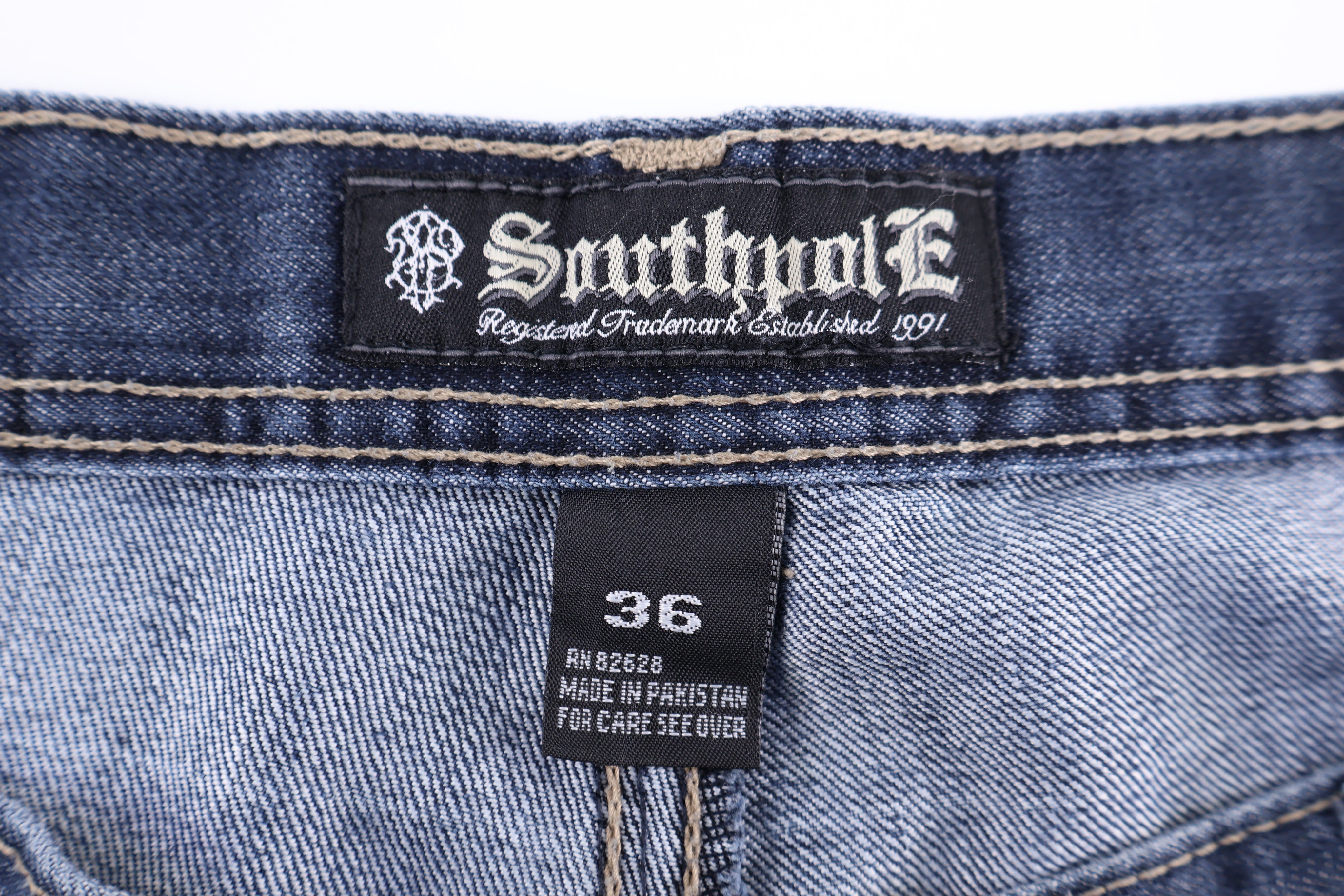 Y2K Southpole Dark Wash Denim Shorts